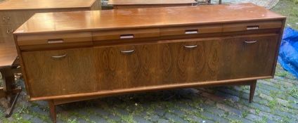 Mid century modern White and Newton teak sideboard 186cm W x 78cm H x 46cm D