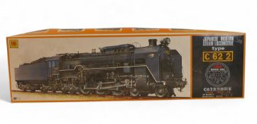 Otaki O Gauge 1/50 Scale plastic kit Japanese Modern Steam Locomotive Type C62, in original box