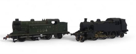 Hornby Meccano Southern Tank Engine 3 rail adapted for outer conductor rails, kit built 2-6-2 Tank