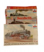A collection of 1/87-HO plastic kits to include Revell Baureihe 038, ESCI Baureihe 41 and 50, all in