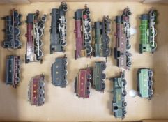 A collection of loose OO/HO locomotives to include Hornby 4-6-0 Duke of Sutherland Patriot Class 5XP