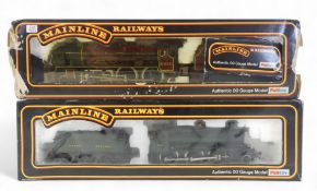 Mainline Railways OO gauge 37090 2-6-0 43XX Mogul GWR Green and 37902 4-6-0 'Royal Scot', both in