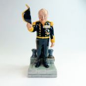 Bairstow Manor figure of Winston Churchill, Lord Warden of the Cinque Ports, from the Life and Times