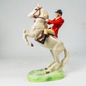 Beswick rare model of a Huntsman on a rearing grey horse Model 868