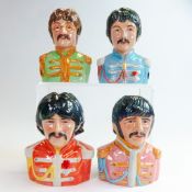 Bairstow Manor character jugs of The Beatles, 'Legends of Rock and Roll', limited edition no.162. H: