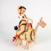 Peggy Davies Annie Oakley figurine, limited edition 115/200.