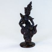 19th century Tibetan Bronze Buddha statue, h.13cm.