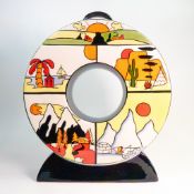 Lorna Bailey super rare giant Polo lidded pot. Limited edition 33/50, Ellgreave backstamp, Signed