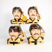 Peggy Davies rare The Beatles Sgt. Pepper character jugs, original proof by John Michael. (4)