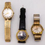 Gentleman's vintage mechanical wristwatches, to include Tissot Sea Star, Roamer Brevete and Paul