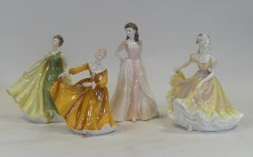 Royal Doulton lady figures to include Alexandra HN2398 (seconds), Ninette HN2379 (seconds) and