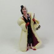 Royal Doulton limited, numbered edition figurine Cruella De Vil HN3839 from the Disney Villains