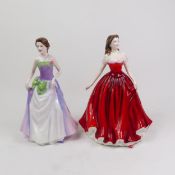 Royal Doulton figurines, Jessica HN3850 (1st quality) and Jessica HN4583 (2nd quality)(2).