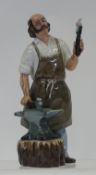 Royal Doulton character figure, The Blacksmith HN2782. (H: 22cm)