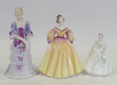 Coalport Lady figurines to include:- Ladies of Fashion 'Allison', Diane, Danielle, Tallest:- 22cm(