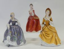 Royal Doulton lady figures to include Power of Love HN3970, Sandra HN2275 and Nicola HN2839 (