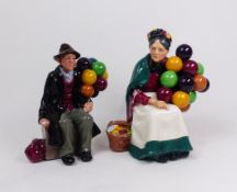 Royal Doulton Character Figurines to include:- 'The Balloon Man' HN1954 (2nd) and 'The Old Balloon