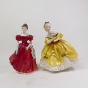 Two Royal Doulton lady figurines, The Last Waltz HN2315 and Winsome HN2220 (2).