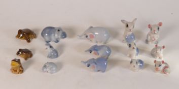 Wade selection of The Family sets to Include:- The Elephants, Mum & two Babies. The Rabbits Mum &
