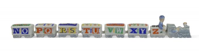 Wade The Alphabet Train with engine and six carriages (7)
