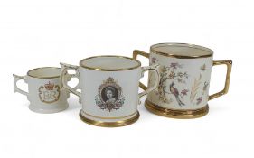 Wade commemorative Loving Cups to celebrate Silver Jubilee of Queen Elizabeth II in 1977, together