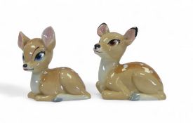 Wade Disney Blow Up figure of Bambi together with Bambi money box. (2)