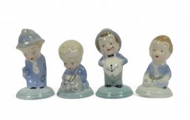 Wade 1950s figures from 'Storybook' to include:- Tailor, Rich Man, Poor Man, & Beggar Man (4)