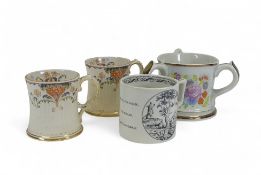 Wade, twin handle cider mugs produced for the Taunton Cider Company from 1979, one tri-handle mug