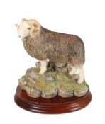 Border Fine Arts Herdwick Tup, model no.B0705 by Ray Ayres, limited edition no.53 of 750, boxed with