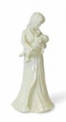 Royal Worcester (Compton & Woodhouse) lady figure , 'Sweet Dreams' 1988 in cream gloss with