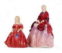 Paragon lady figures to include Lady Camille EH38 and Miss Margaret EH10. (H: 20cm) (2)