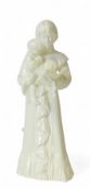 Royal Worcester (Compton & Woodhouse) lady figure , 'Once upon a time' 1990 in cream gloss with