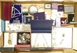 A good collection of quality costume jewellery including silver, brooches, pendants, chains,
