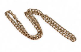 9ct gold 18 inch necklace, 8.7g.