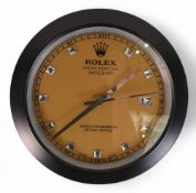 Luxury Watch Inspired Wall Clock. Diameter: 34cm