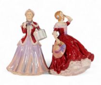 Paragon lady figures to include Spring and Beatrice EH136. (H: 20cm) (2)