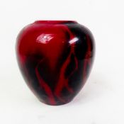 Royal Doulton Burslem Artwares flambe 'Nanhai Vase' 11.5cm tall
