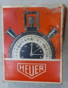 Boxed Heuer stopwatch, Prestons Timer Division, Bolton.
