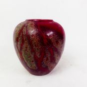 Royal Doulton Burslem Artwares flambe 'Nanhai' Vase' 11.5cm