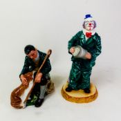2 Royal Doulton character figures The Master HN2325 & 'Will he - wont he?' HN3275