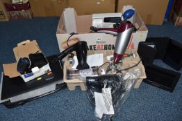 ONE BOX AND LOOSE ELECTRICAL ITEMS, to include a Lenovo laptop IdeaPad 110, usb ports, HDMI, one key
