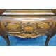 A REPRODUCTION ITALIAN STYLE DISPLAY CABINET, with scrolled crests and mounts, the single arched - Image 5 of 7