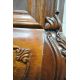 A REPRODUCTION ITALIAN STYLE DISPLAY CABINET, with scrolled crests and mounts, the single arched - Image 7 of 7