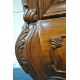A REPRODUCTION ITALIAN STYLE DISPLAY CABINET, with scrolled crests and mounts, the single arched - Image 6 of 7