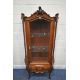 A REPRODUCTION ITALIAN STYLE DISPLAY CABINET, with scrolled crests and mounts, the single arched - Image 1 of 7