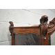 A REPRODUCTION ITALIAN STYLE DISPLAY CABINET, with scrolled crests and mounts, the single arched - Image 2 of 7