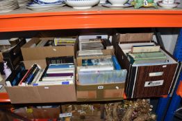 SIX BOXES OF ASSORTED BOOKS, to include ACCA accounting study books, boxed 'Flower Fairies