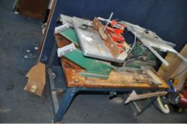 A VINTAGE KITY MULTI TOOL SYSTEM, including a 617 table saw, a 627 spindle moulder, a 535 planer