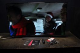 A LG 55EG960V-ZD 55in 3D OLED CURVED SMART TV with remote, manual and two pairs of 3D glasses (PAT