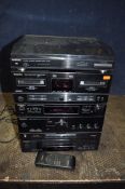 A TECHNICS COMPONENT HI FI comprising of a SU-X120 amp with remote, a SL-PJ28A CD, ST-X302L tuner, a